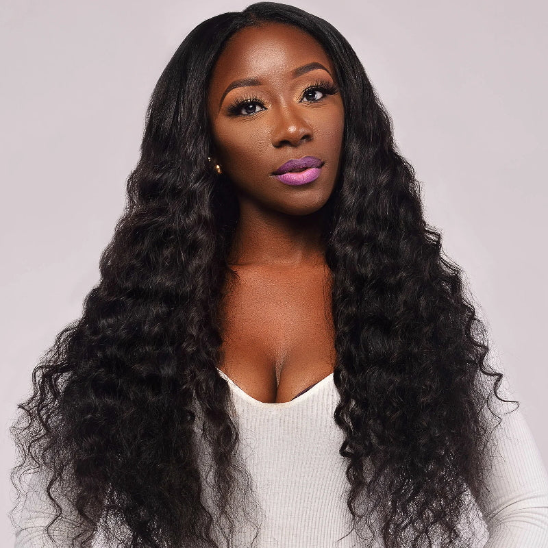 Brazilian Deep Wave Lace Front Wig image 0