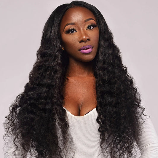Brazilian Deep Wave Lace Front Wig image 0