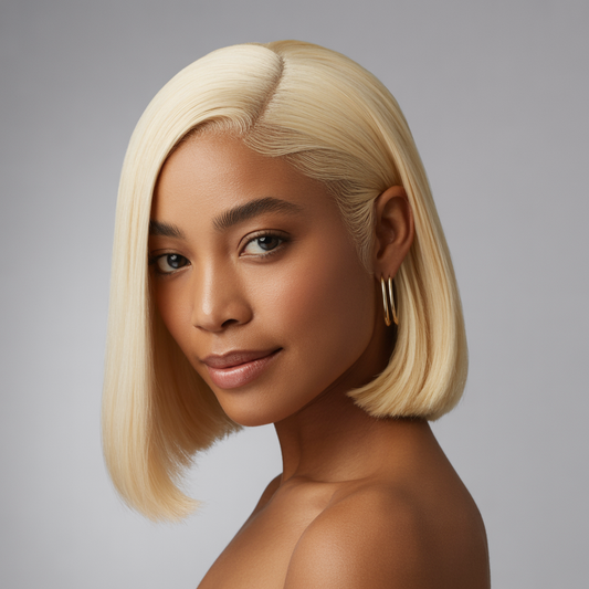 Blonde Straight Bob Wig