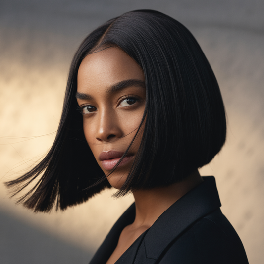 Straight Bob Style Closure or Lace Front Wig
