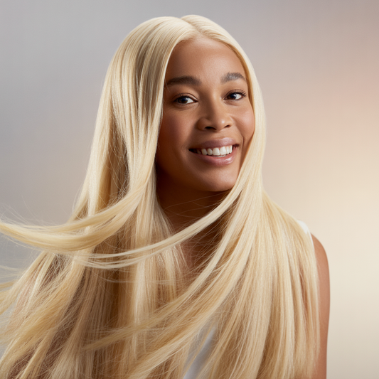 Blonde Straight 13x4 Transparent Lace Front Wig